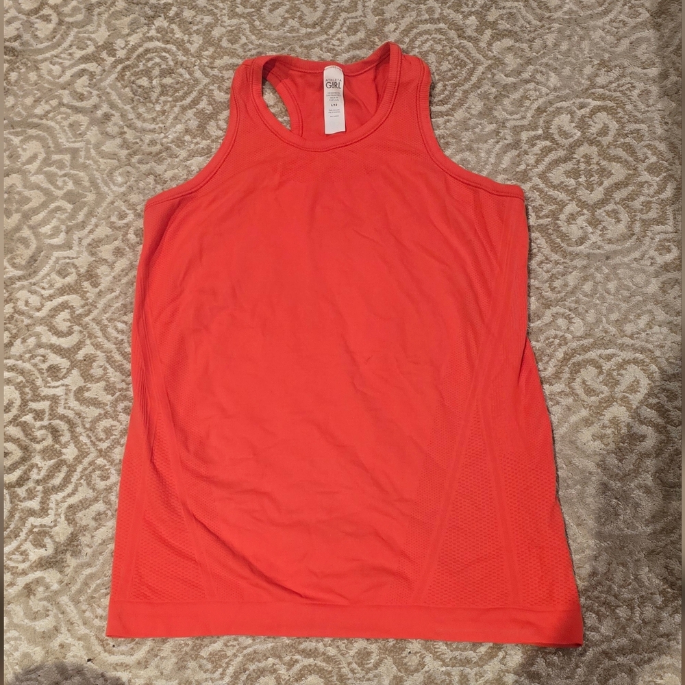 Athleta Girl Bold Red Tank Top L/12